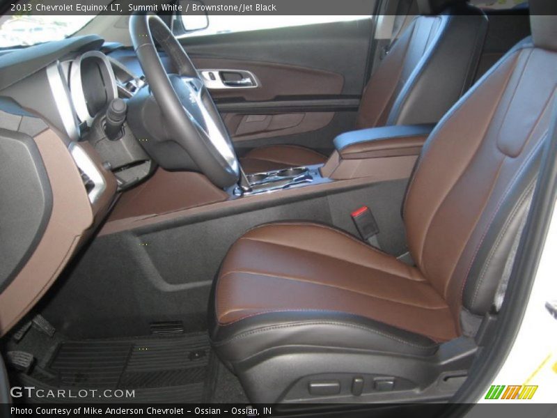 Front Seat of 2013 Equinox LT