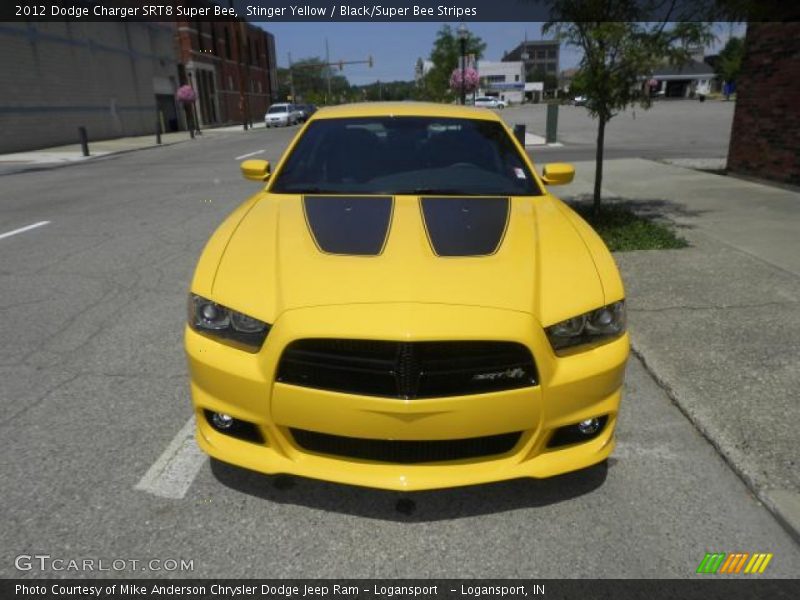 Stinger Yellow / Black/Super Bee Stripes 2012 Dodge Charger SRT8 Super Bee