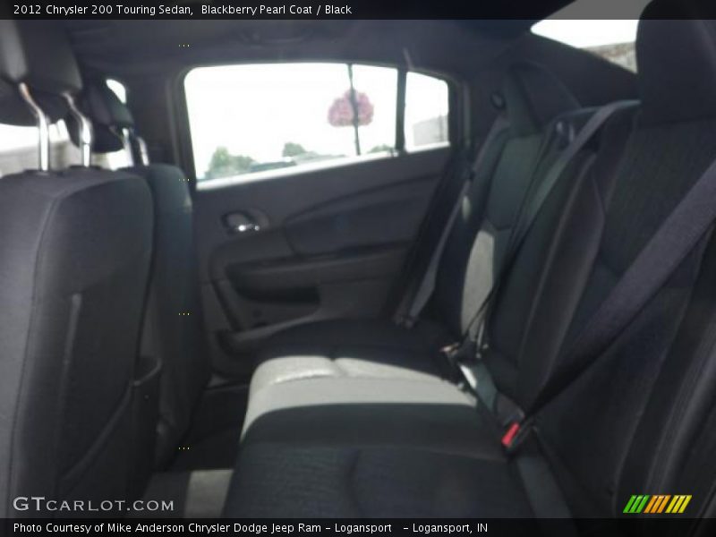 Blackberry Pearl Coat / Black 2012 Chrysler 200 Touring Sedan