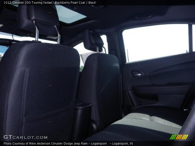 Blackberry Pearl Coat / Black 2012 Chrysler 200 Touring Sedan