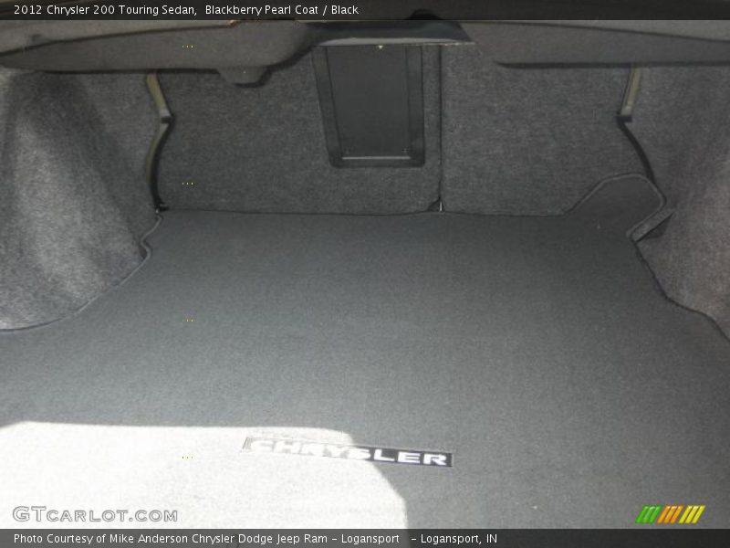 Blackberry Pearl Coat / Black 2012 Chrysler 200 Touring Sedan