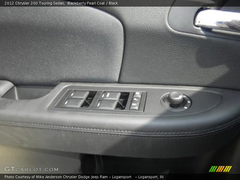 Blackberry Pearl Coat / Black 2012 Chrysler 200 Touring Sedan