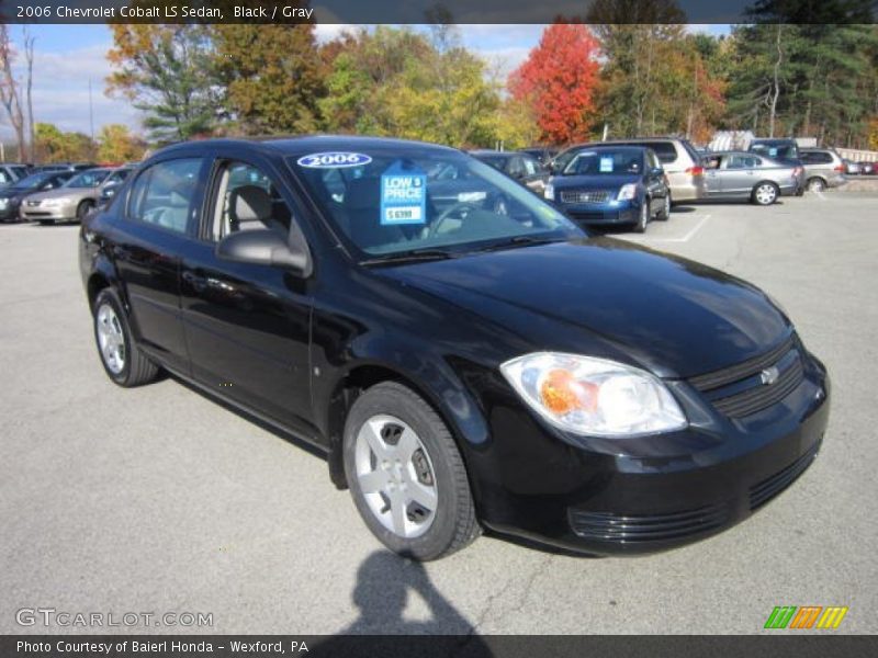 Black / Gray 2006 Chevrolet Cobalt LS Sedan