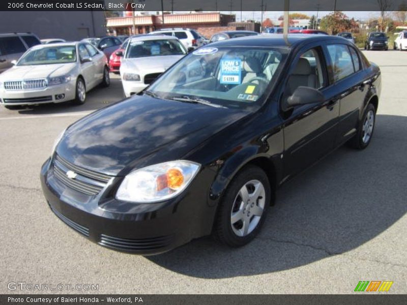 Black / Gray 2006 Chevrolet Cobalt LS Sedan