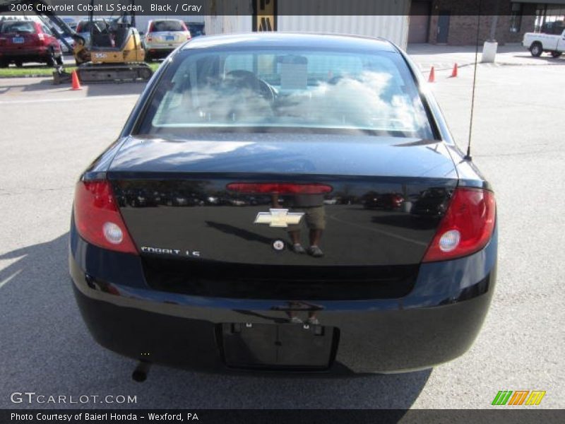 Black / Gray 2006 Chevrolet Cobalt LS Sedan