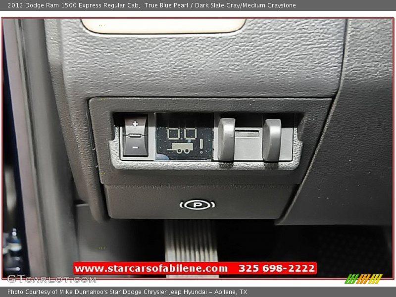 True Blue Pearl / Dark Slate Gray/Medium Graystone 2012 Dodge Ram 1500 Express Regular Cab