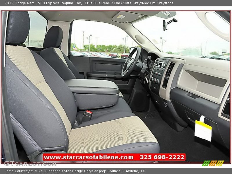 True Blue Pearl / Dark Slate Gray/Medium Graystone 2012 Dodge Ram 1500 Express Regular Cab