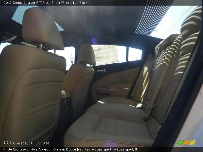 Bright White / Tan/Black 2012 Dodge Charger R/T Plus