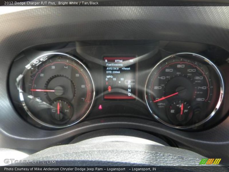 Bright White / Tan/Black 2012 Dodge Charger R/T Plus