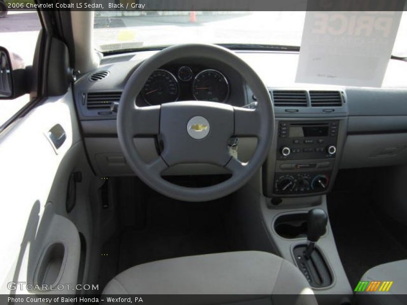 Black / Gray 2006 Chevrolet Cobalt LS Sedan