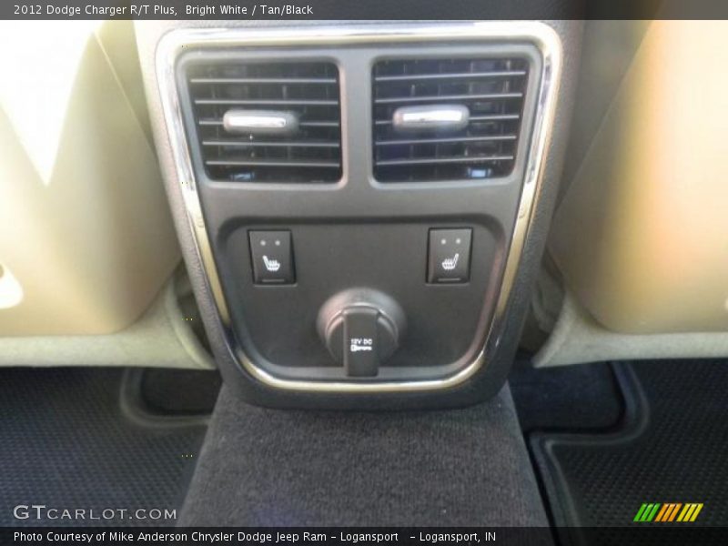 Bright White / Tan/Black 2012 Dodge Charger R/T Plus