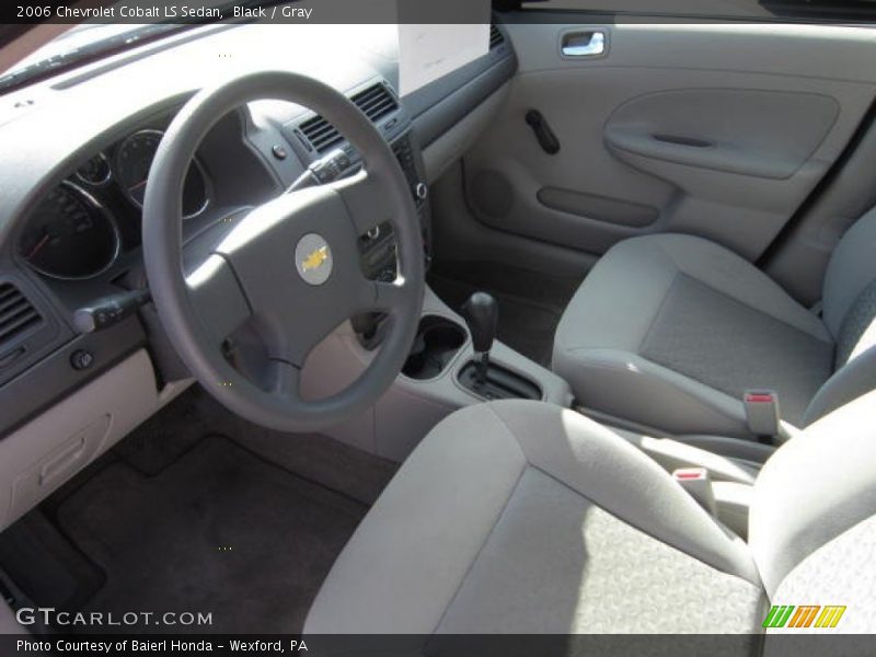 Black / Gray 2006 Chevrolet Cobalt LS Sedan