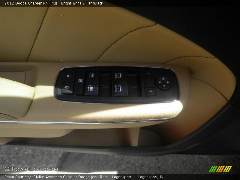 Bright White / Tan/Black 2012 Dodge Charger R/T Plus