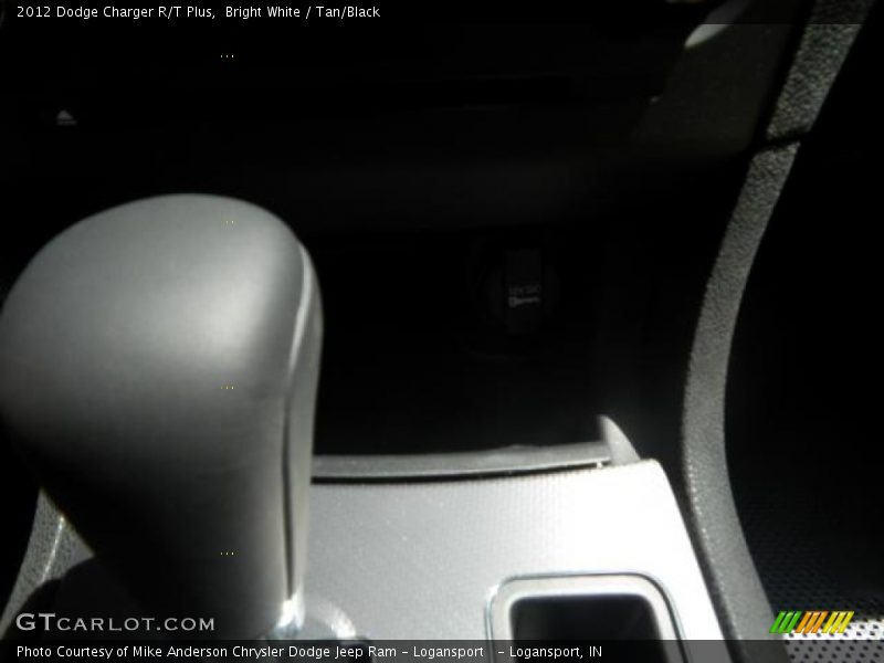 Bright White / Tan/Black 2012 Dodge Charger R/T Plus