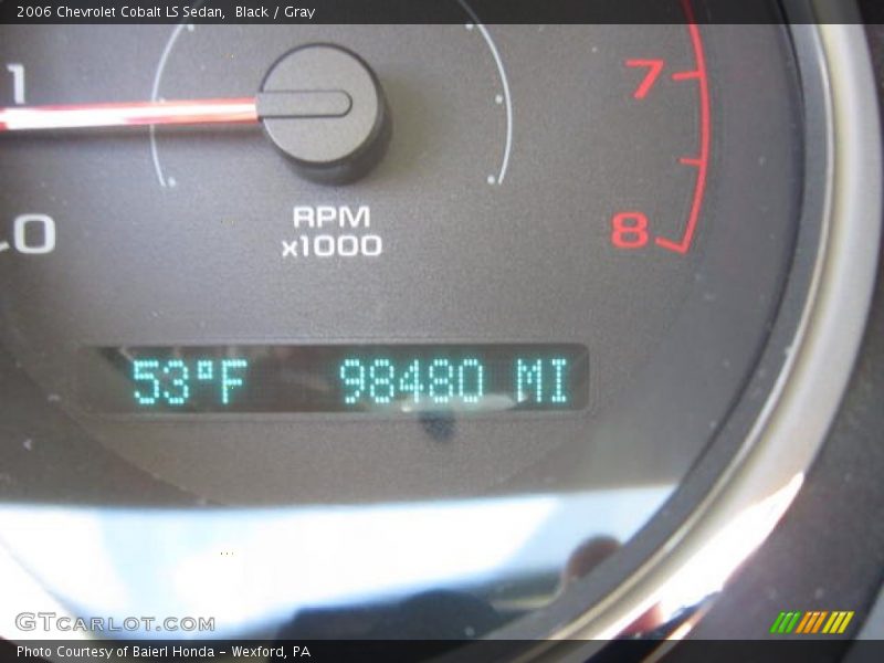 Black / Gray 2006 Chevrolet Cobalt LS Sedan