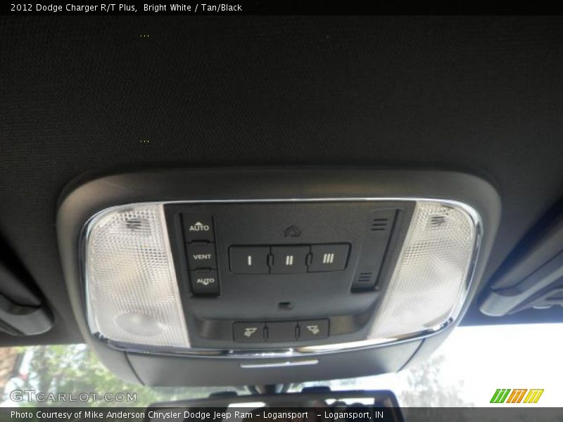 Bright White / Tan/Black 2012 Dodge Charger R/T Plus