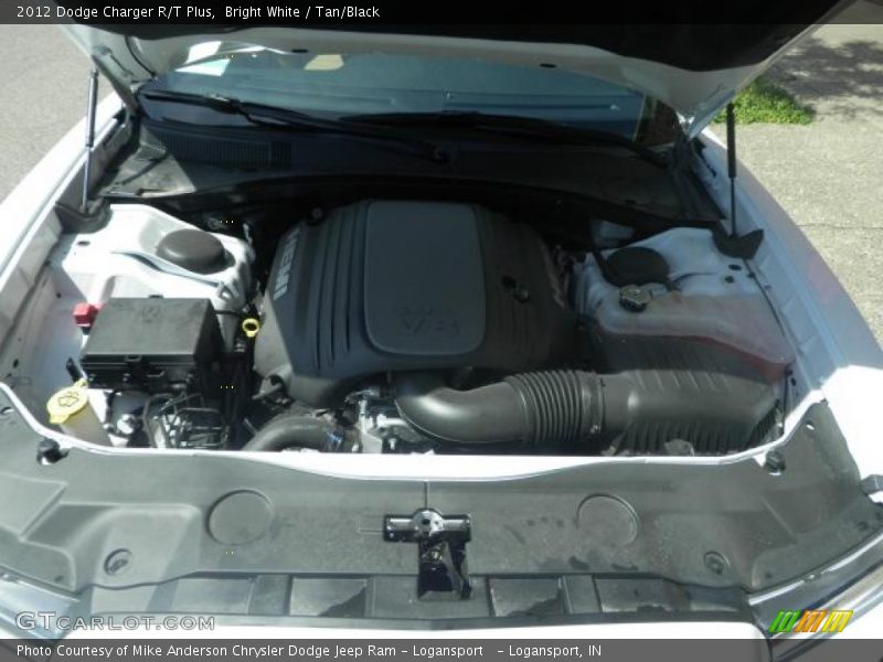 Bright White / Tan/Black 2012 Dodge Charger R/T Plus