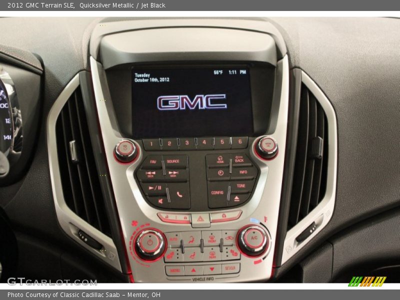 Quicksilver Metallic / Jet Black 2012 GMC Terrain SLE