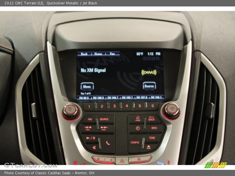Quicksilver Metallic / Jet Black 2012 GMC Terrain SLE