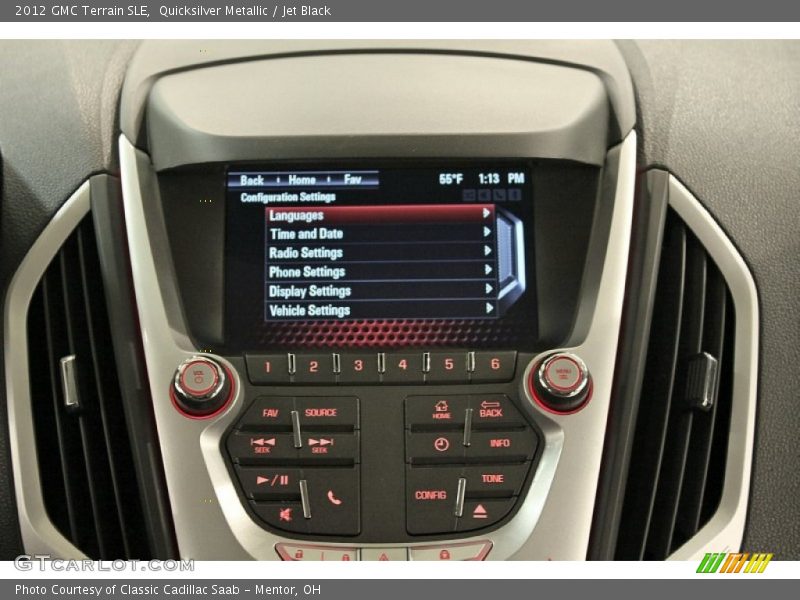 Quicksilver Metallic / Jet Black 2012 GMC Terrain SLE