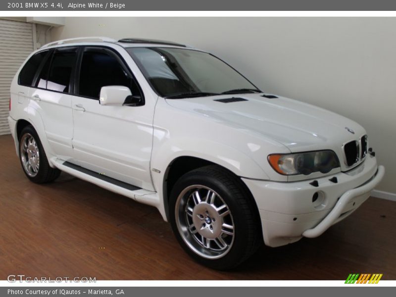 Alpine White / Beige 2001 BMW X5 4.4i