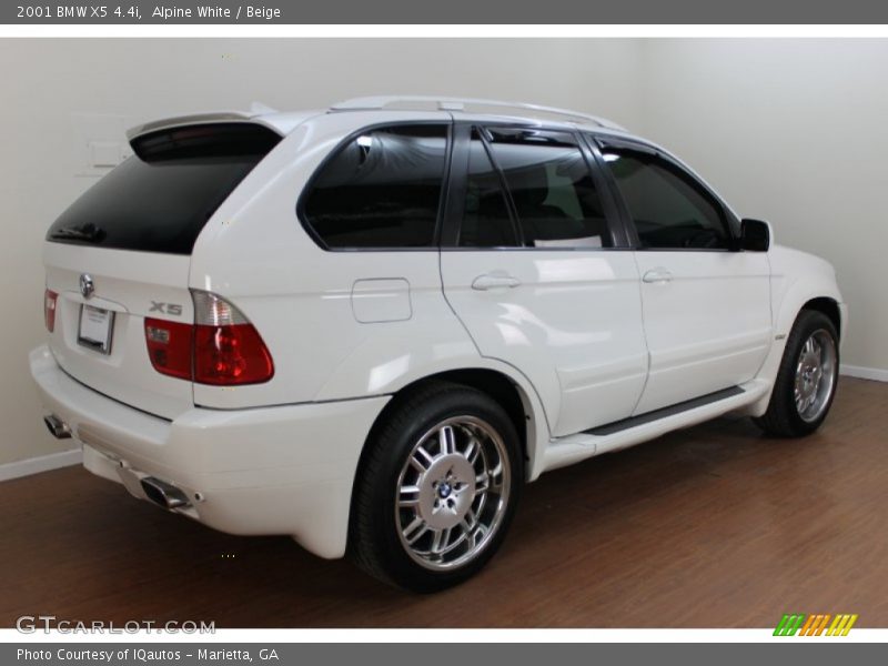 Alpine White / Beige 2001 BMW X5 4.4i