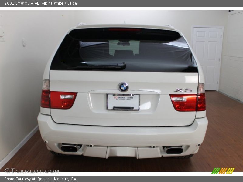 Alpine White / Beige 2001 BMW X5 4.4i