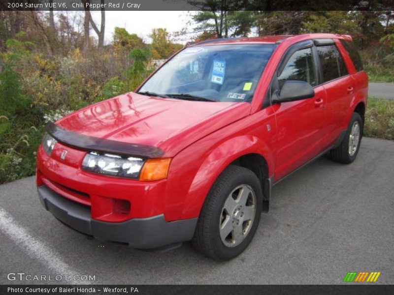 Chili Pepper Red / Gray 2004 Saturn VUE V6