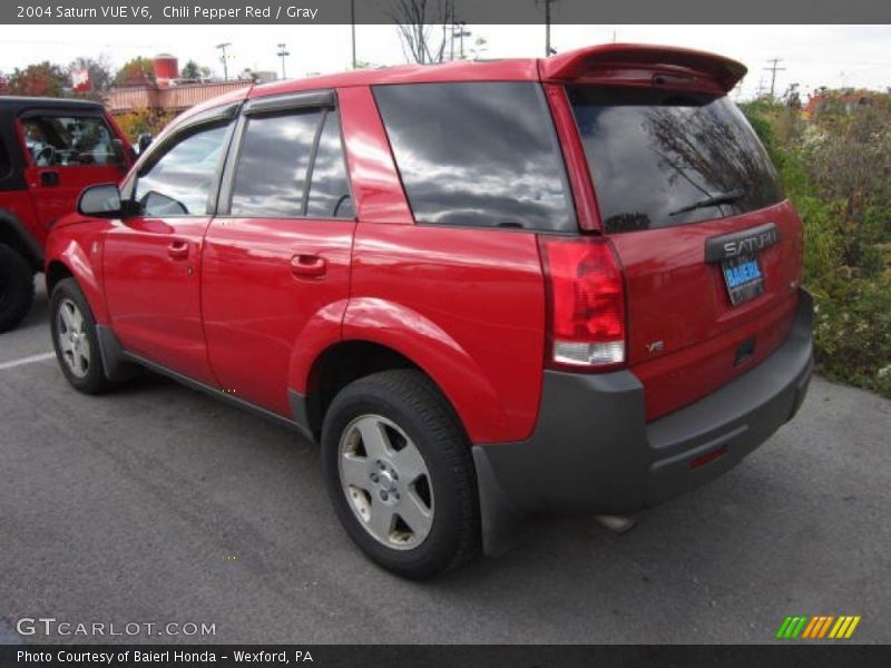 Chili Pepper Red / Gray 2004 Saturn VUE V6