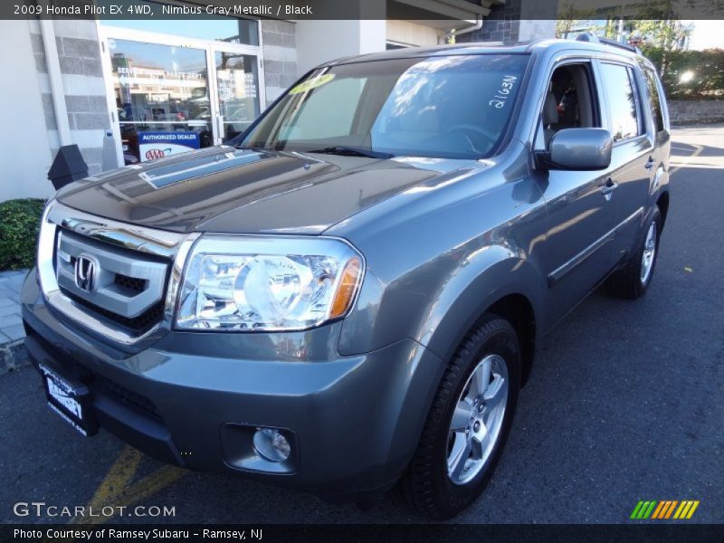 Nimbus Gray Metallic / Black 2009 Honda Pilot EX 4WD