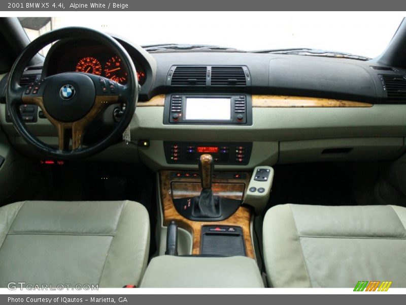 Alpine White / Beige 2001 BMW X5 4.4i