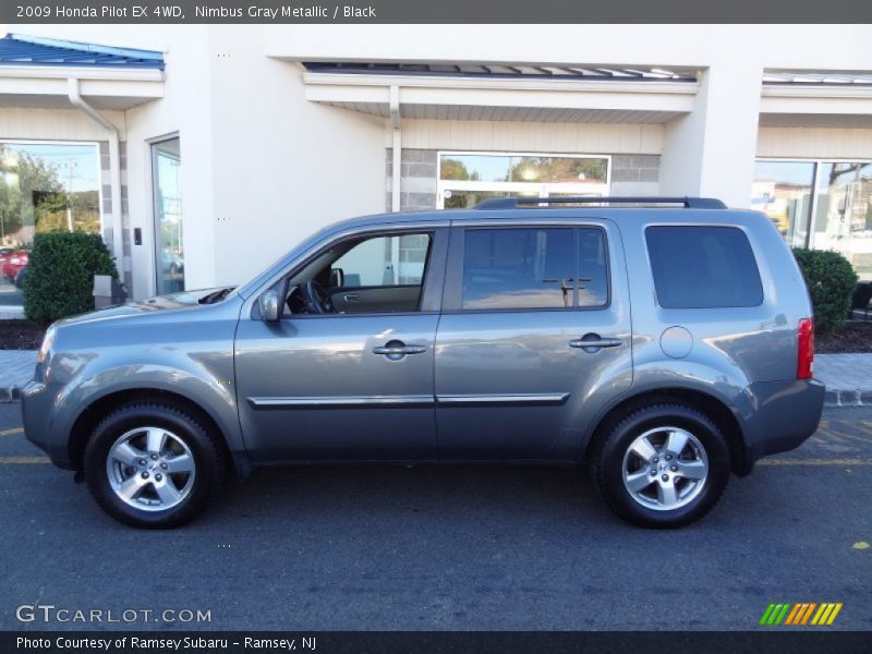 Nimbus Gray Metallic / Black 2009 Honda Pilot EX 4WD