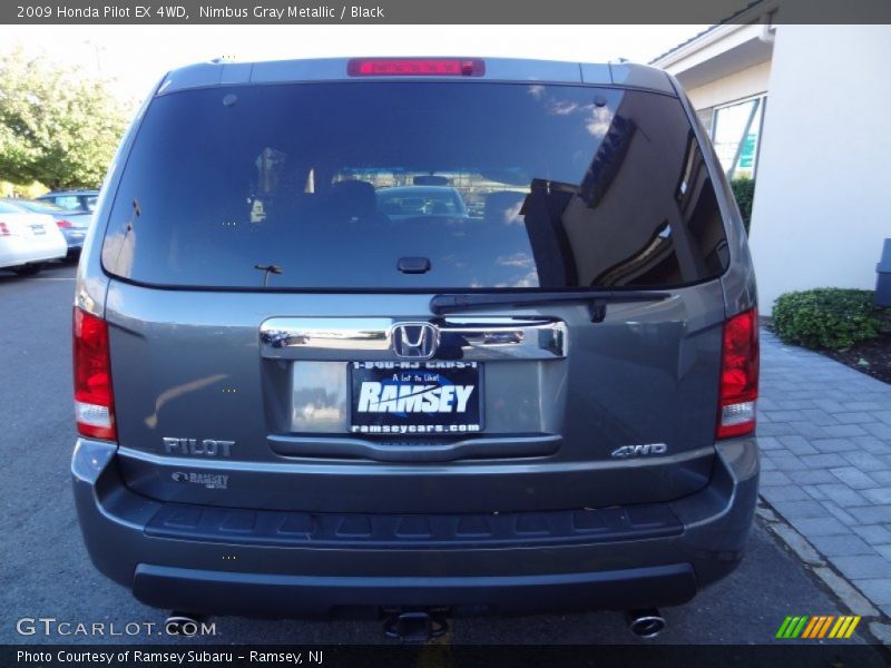 Nimbus Gray Metallic / Black 2009 Honda Pilot EX 4WD