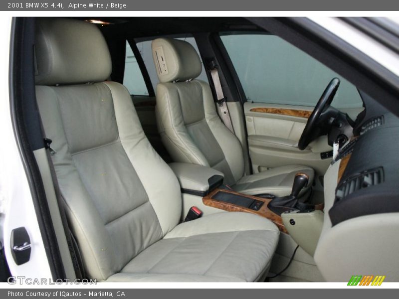 Alpine White / Beige 2001 BMW X5 4.4i