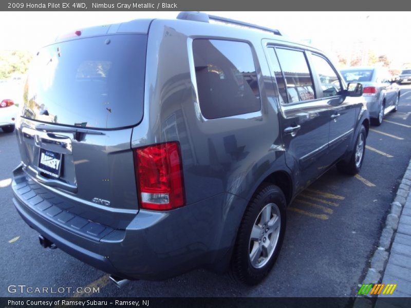 Nimbus Gray Metallic / Black 2009 Honda Pilot EX 4WD
