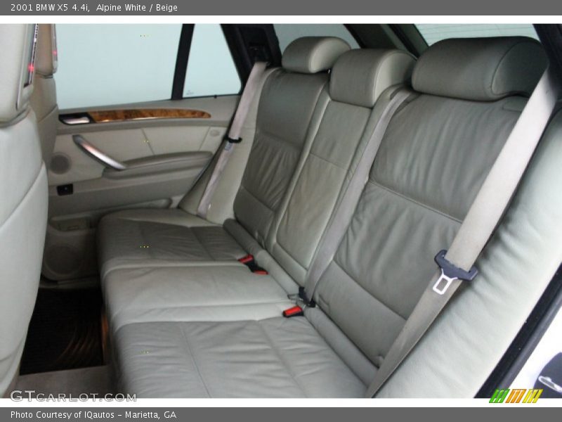 Alpine White / Beige 2001 BMW X5 4.4i