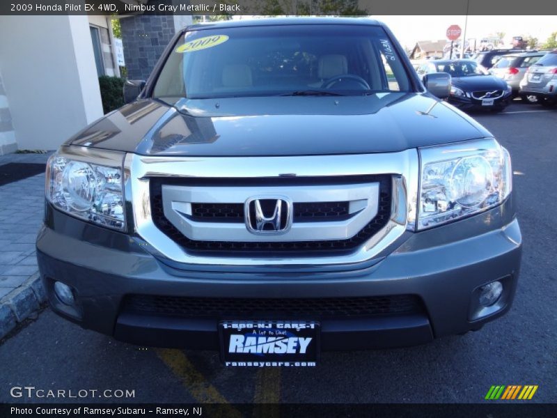 Nimbus Gray Metallic / Black 2009 Honda Pilot EX 4WD