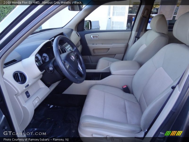 Nimbus Gray Metallic / Black 2009 Honda Pilot EX 4WD