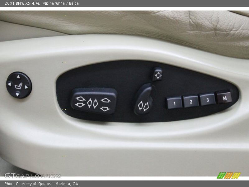 Alpine White / Beige 2001 BMW X5 4.4i