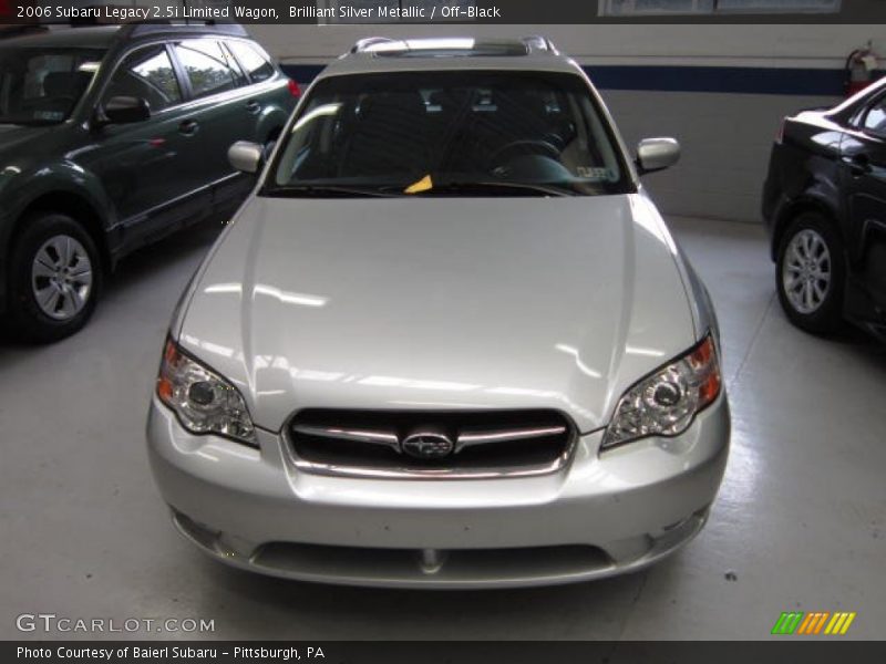 Brilliant Silver Metallic / Off-Black 2006 Subaru Legacy 2.5i Limited Wagon