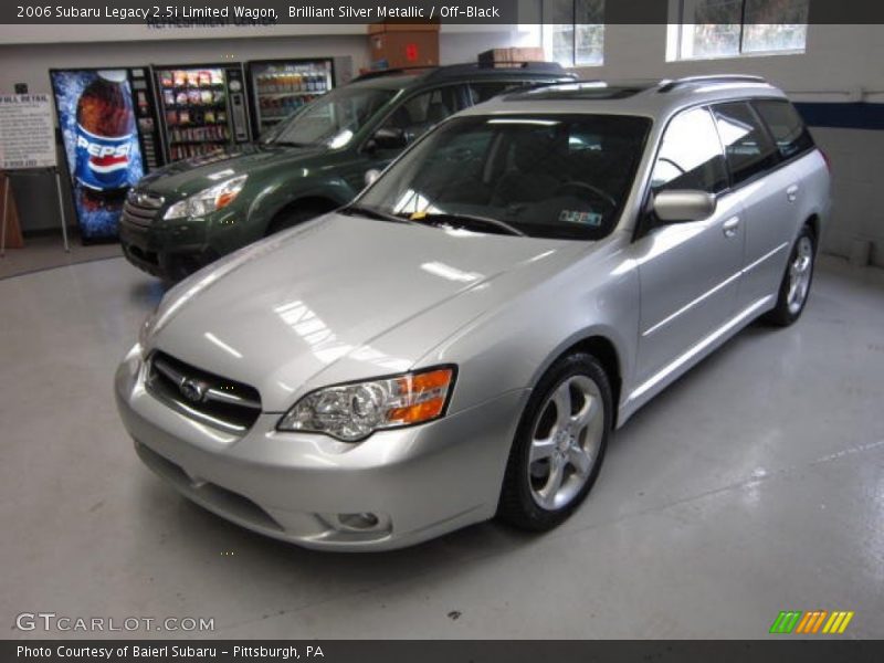 Brilliant Silver Metallic / Off-Black 2006 Subaru Legacy 2.5i Limited Wagon