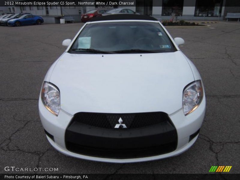 Northstar White / Dark Charcoal 2012 Mitsubishi Eclipse Spyder GS Sport