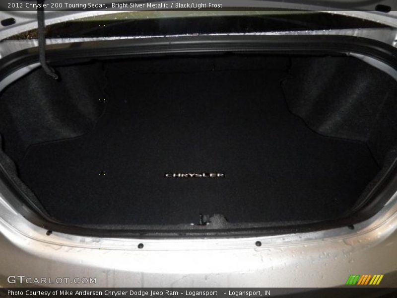 Bright Silver Metallic / Black/Light Frost 2012 Chrysler 200 Touring Sedan