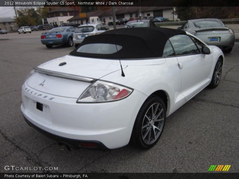 Northstar White / Dark Charcoal 2012 Mitsubishi Eclipse Spyder GS Sport