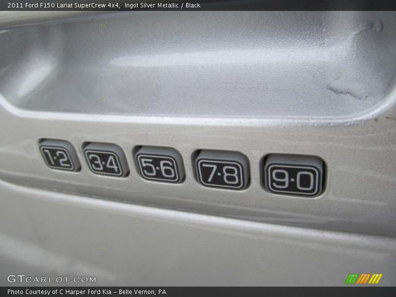 Ingot Silver Metallic / Black 2011 Ford F150 Lariat SuperCrew 4x4