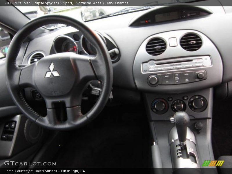 Northstar White / Dark Charcoal 2012 Mitsubishi Eclipse Spyder GS Sport