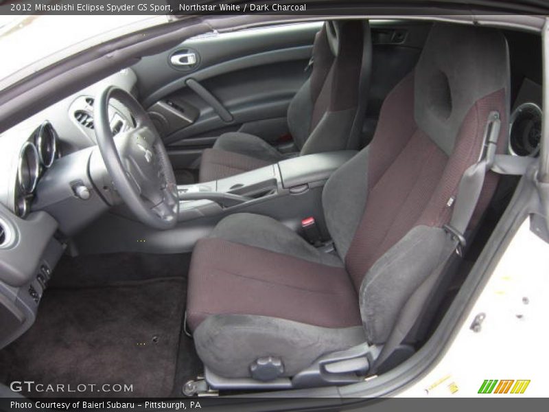  2012 Eclipse Spyder GS Sport Dark Charcoal Interior