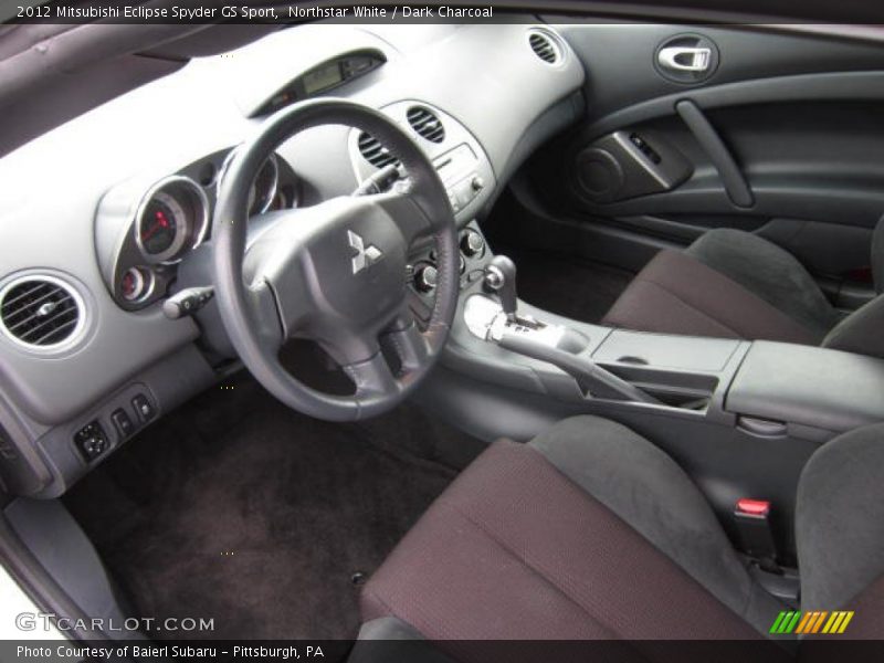 Dark Charcoal Interior - 2012 Eclipse Spyder GS Sport 