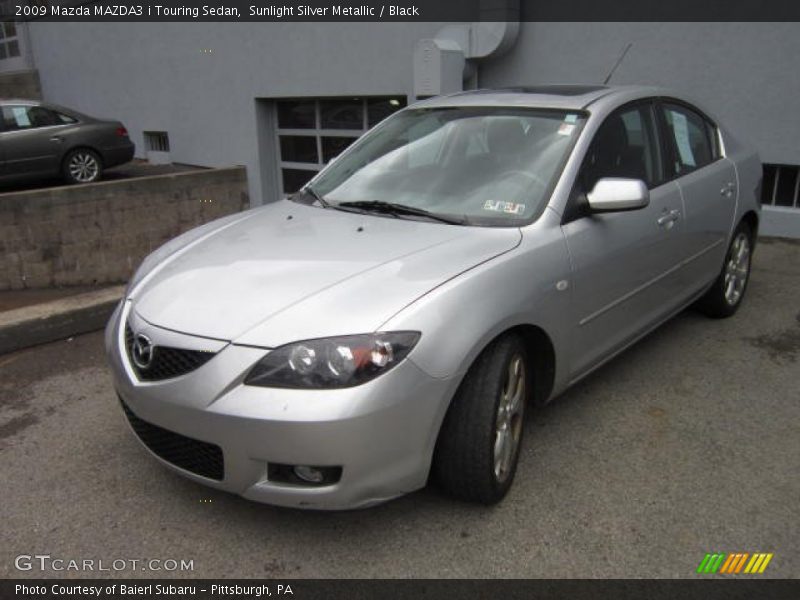 Sunlight Silver Metallic / Black 2009 Mazda MAZDA3 i Touring Sedan