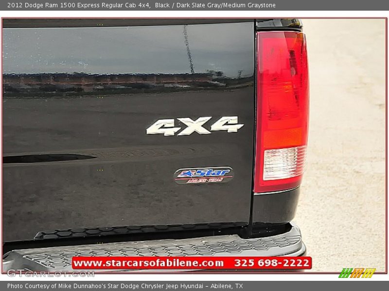 Black / Dark Slate Gray/Medium Graystone 2012 Dodge Ram 1500 Express Regular Cab 4x4